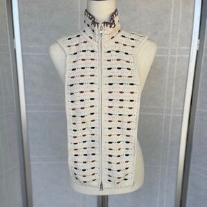 NWT Veronica Beard Off-White Multi Santo Dickey sz 00-14